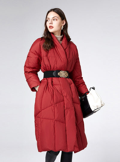 White Duck Down Winter Coat