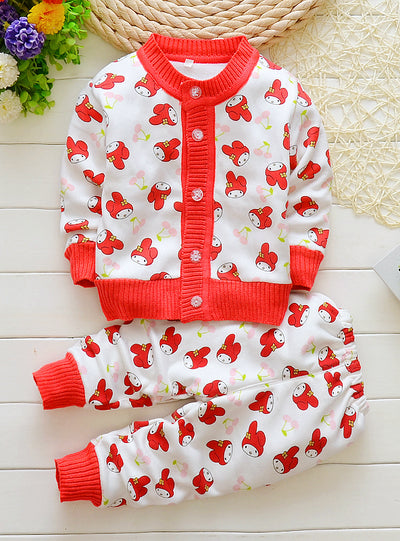 Children Winter Baby Girls Boys Christmas Clothing Set