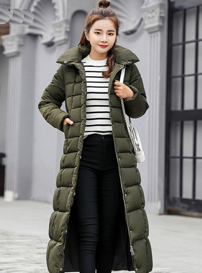 Down Coat women Long Down Jacket Women Winte