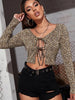 Leopard Print Long Sleeve T-shirt