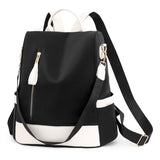 Contrast Nylon Outdoor Travel Backpack