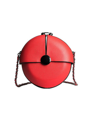 Wild Buckle Small Round Bag Cute Mini Shoulder