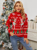 Pullover Fawn Snowflake Christmas Day Sweater