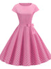 Summer Retro Cap Sleeve Dress