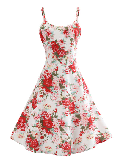 Women Adjustable Sling Slim Dress