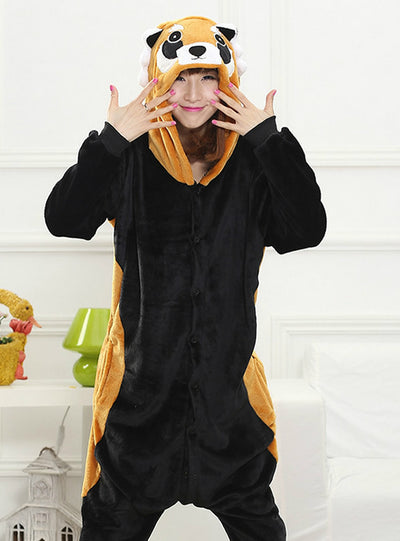 Coon Costume Pajamas Sleepwear Onesie 