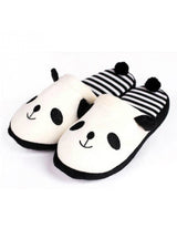 Plush Slippers Shoes Cute Panda Shoes Keep 