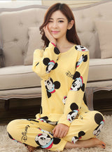 Mickey Home Suit Sleepwear Winter Pajamas Pyjamas
