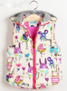 Winter Outerwear&Coats Animal Graffiti Thick