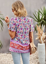 Bohemian Printed Casual Shirt