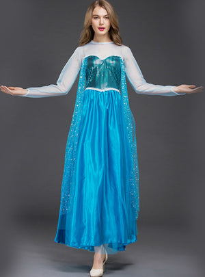 Frozen Played Princess Aisha's Dress For Halloween