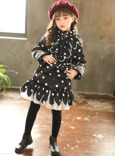 Wave Point Children's Padded Cotton-Padded Jacket