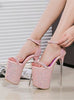 Ultra High Heel Sandals Sexy Stripper Shoes Party Pumps