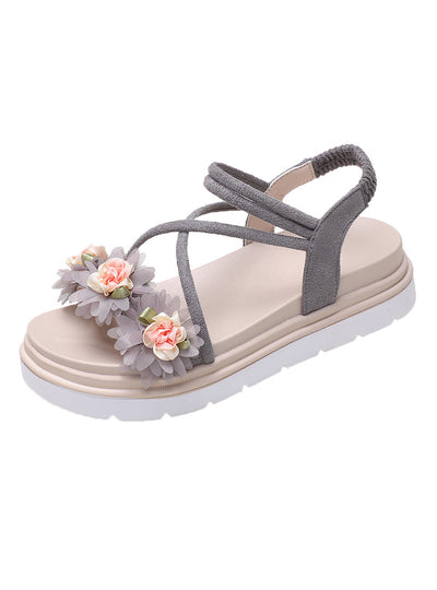Flat-bottomed Flower Beach Sandals