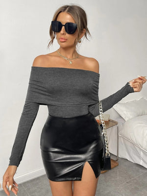 Sexy Casual Long-sleeved T-shirt
