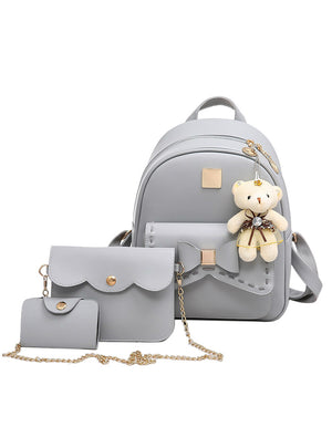 Women Pu Leather BackPack Famous Brand School 