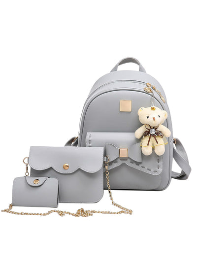 Women Pu Leather BackPack Famous Brand School 