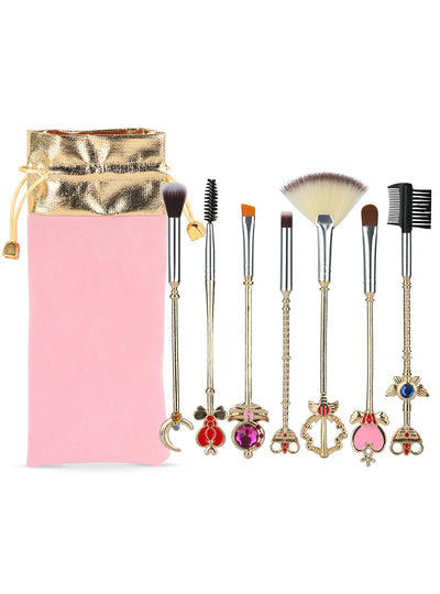 7pcs Makeup Brush Anime Kawaii Magic Brush Set