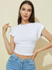 Slim Short-sleeved Round Neck T-shirt