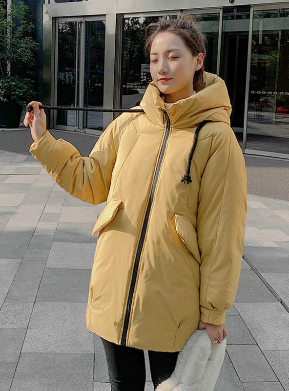 Women Fashion Long Parkas Padded Jacket Coat