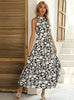Floral Sling Sleeveless Halter Neck Dress