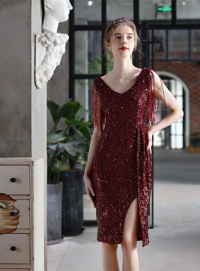 Magic Beads Short Party Dress