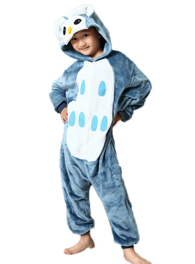 Pajamas For Kids Owl Flange Animal Onesie Kids Christmas