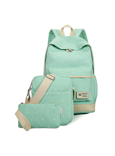 3pcs Set Bag High Quality Ladies School Bag for Teenager