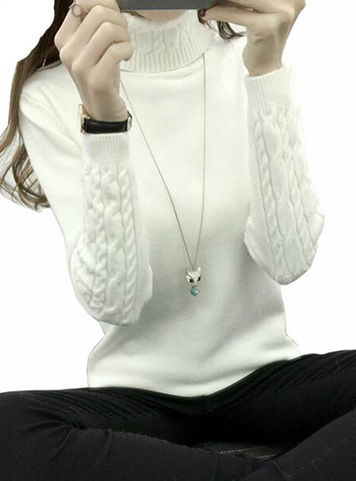 Women 2018 Long Sleeve Knitted Women Sweaters 