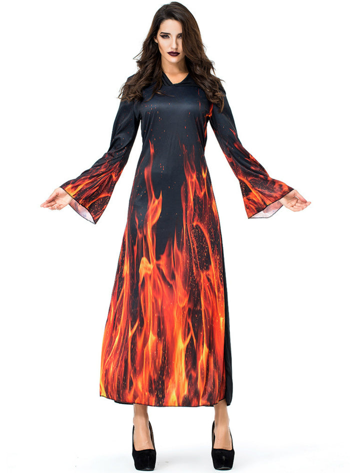 Halloween Hell Flame Devil Costume