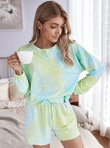 Women Tie-dyed Home Suit