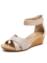 Woven Roman Fashion Wedge Shoes