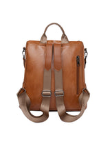 Retro PU Women's Backpack