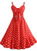 Retro Sling Sexy Polka Dot Dress