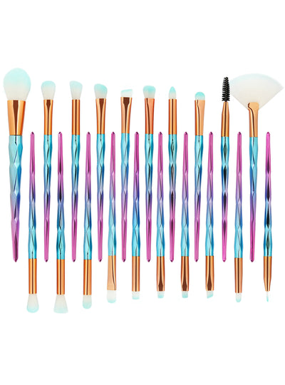 20Pcs Eye Shadow Foundation Blend Blush Lip Cosmetic 