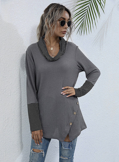 Loose Long Sleeve Pullover Bottoming Shirt