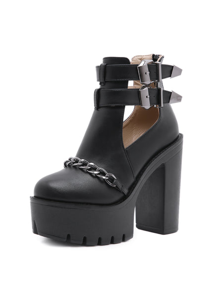 Rivet Thick-soled Waterproof Women's Shoes