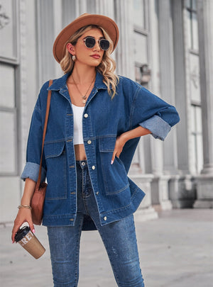 Retro Loose Denim Jacket Coat