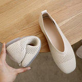 Shallow Mouth Soft Hollow Shoes