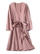 Satin Robe Female Intimate Lingerie Sleepwear