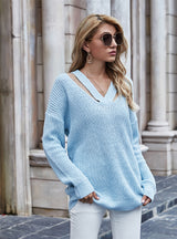 Women Pulovers Sweaters Boho Holiday Knitwear Sweater