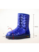 Women Snow Boots Cow Suede Winter boots 