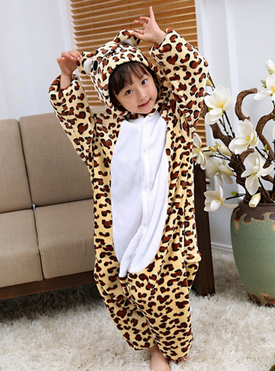 Kids Boys Girls Children's Leopard Onesie