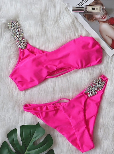 Sexy Crystal Diamond Swimsuit
