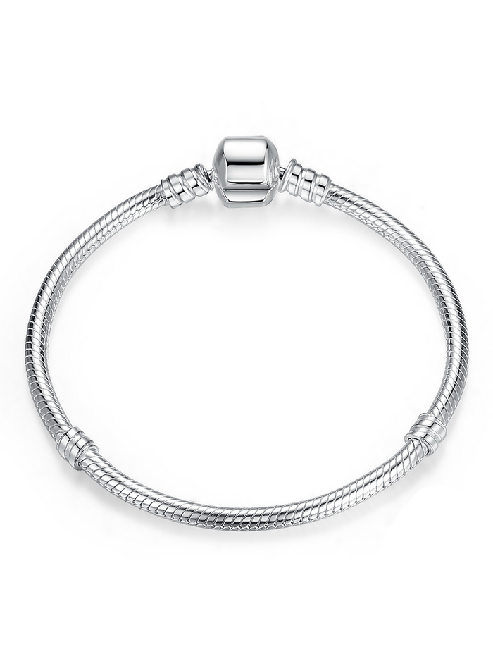 925 Sterling Silver Snake Chain Bangle & Bracelet