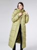 White Duck Down Padded Hooded Coat