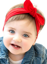 Baby Girl Solid Knot Headband Kids Cotton