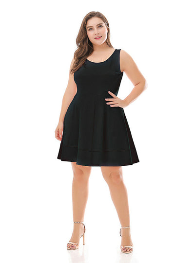 Knitted Sleeveless Vest Bottoming Dress