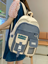 High-capacity Nylon Backpack for Girls