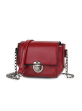Solid Chains Hasp Mini Flap Hotsale Ladies Evening Bag